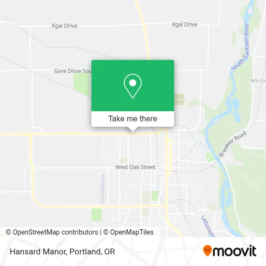 Hansard Manor map