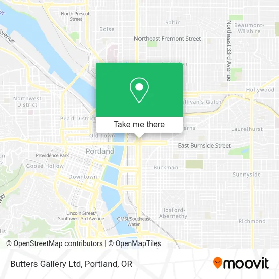Butters Gallery Ltd map