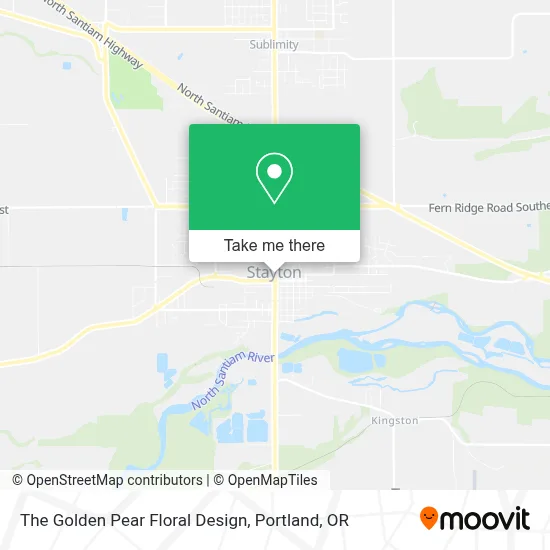 The Golden Pear Floral Design map