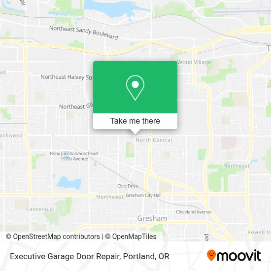 Executive Garage Door Repair map