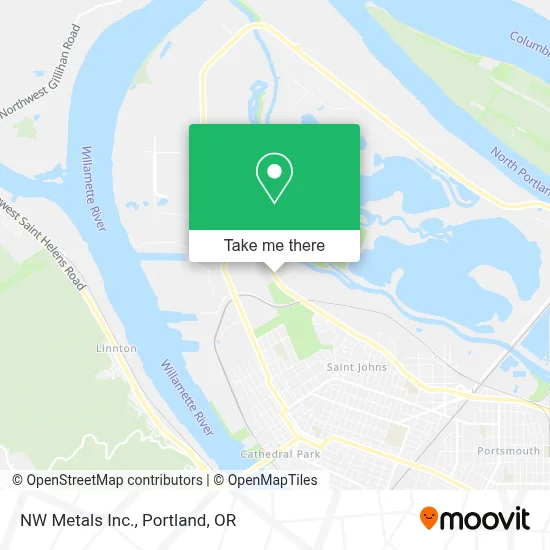 NW Metals Inc. map