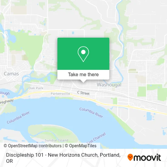 Discipleship 101 - New Horizons Church map