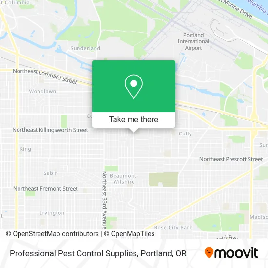 Professional Pest Control Supplies map