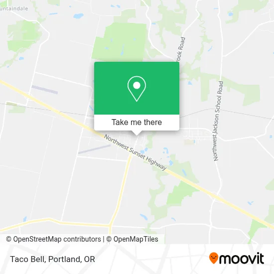 Taco Bell map