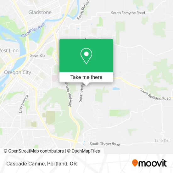 Cascade Canine map
