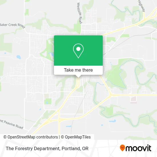 The Forestry Department map