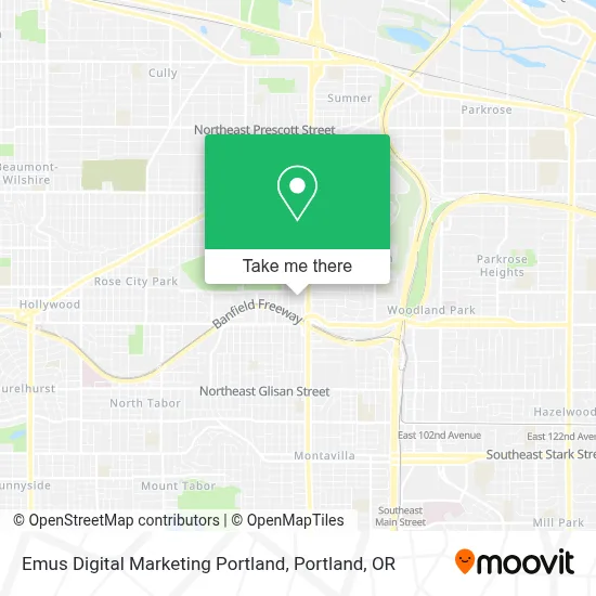 Emus Digital Marketing Portland map