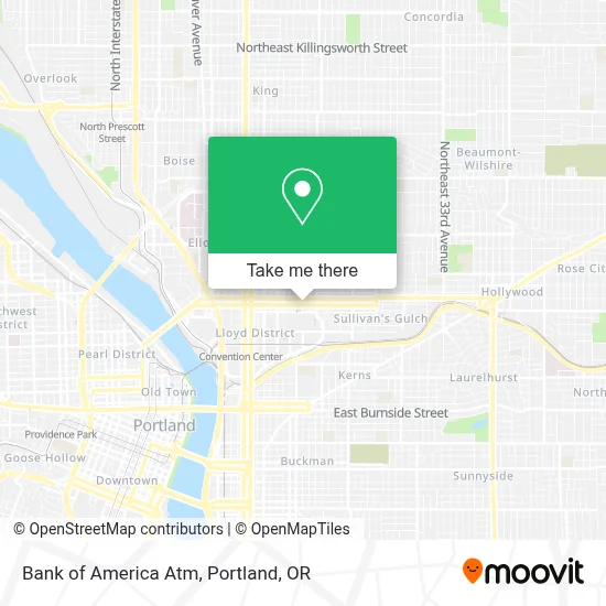 Bank of America Atm map