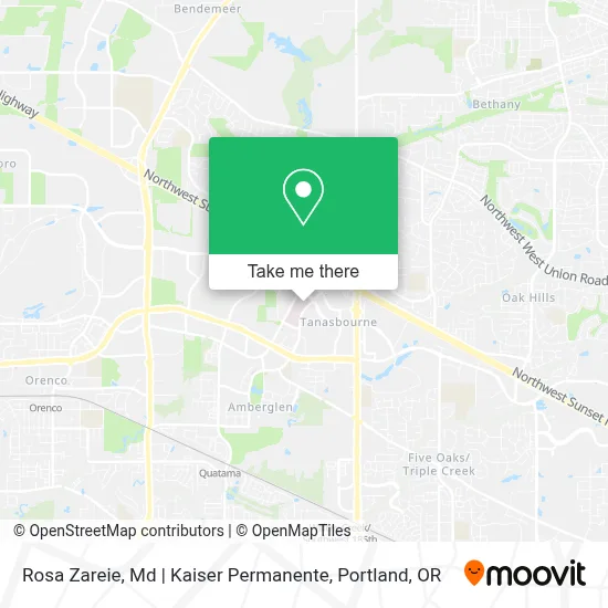Rosa Zareie, Md | Kaiser Permanente map