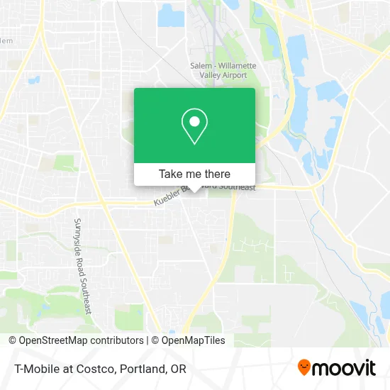 T-Mobile at Costco map