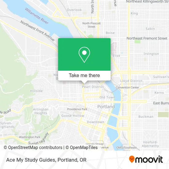 Ace My Study Guides map