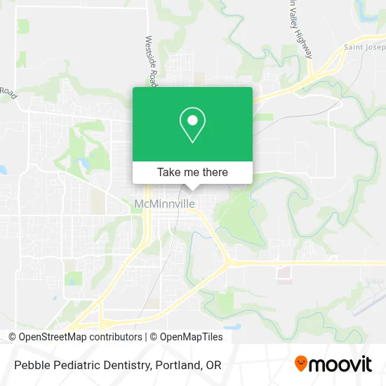 Pebble Pediatric Dentistry map