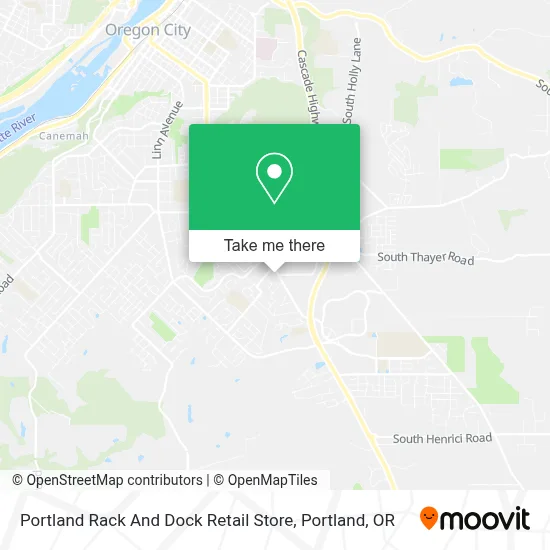 Portland Rack And Dock Retail Store map