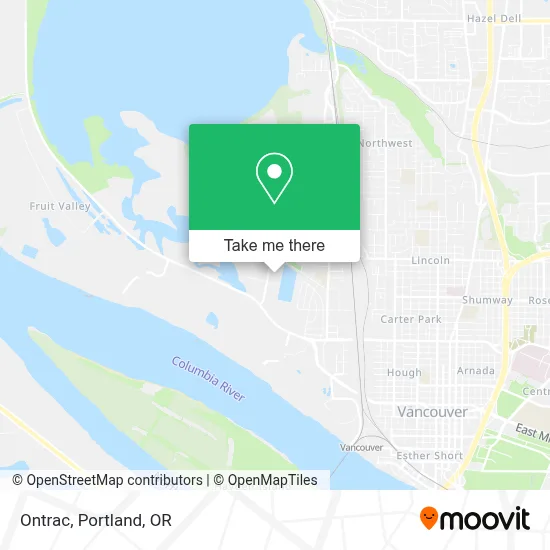 Ontrac map