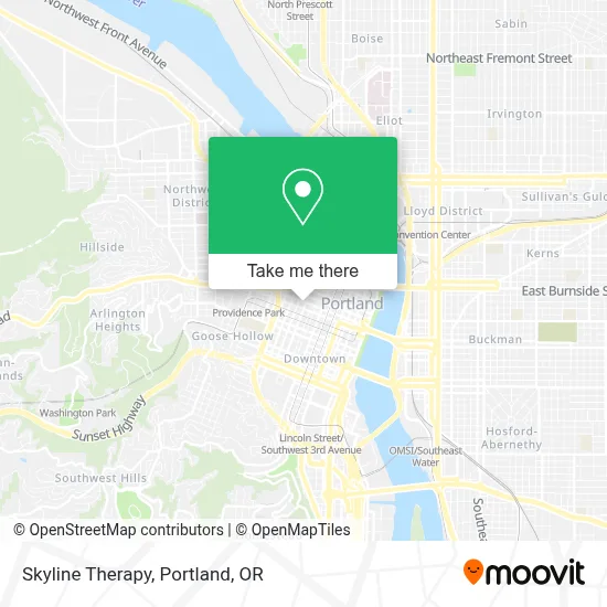 Skyline Therapy map