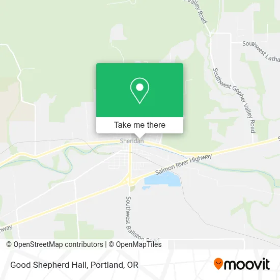 Good Shepherd Hall map