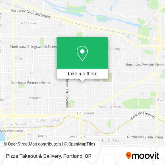 Pizza Takeout & Delivery map