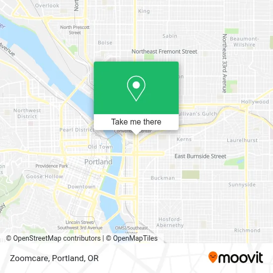 Zoomcare map