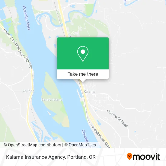 Kalama Insurance Agency map