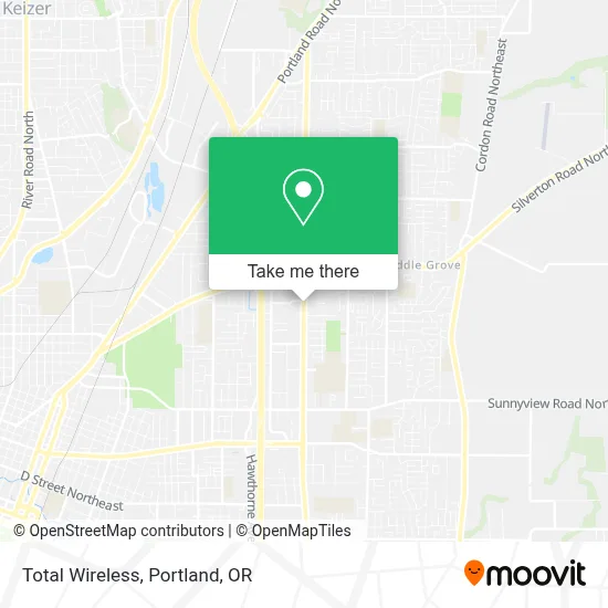 Total Wireless map