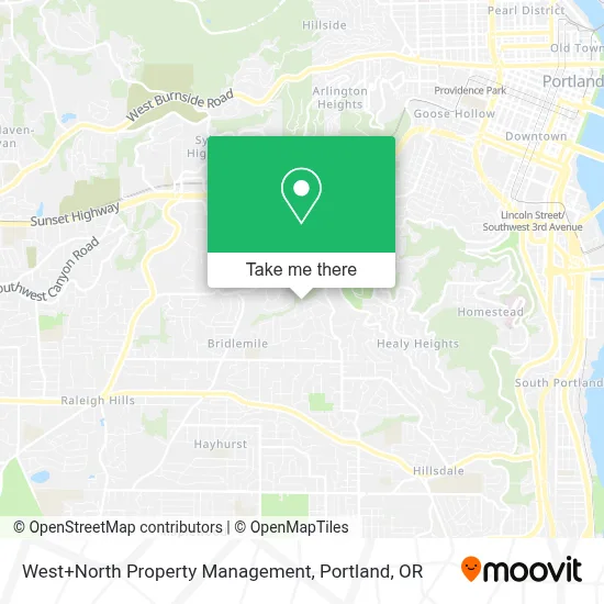 West+North Property Management map