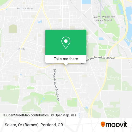 Salem, Or (Barnes) map