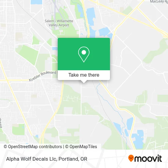 Alpha Wolf Decals Llc map