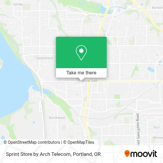 Sprint Store by Arch Telecom map