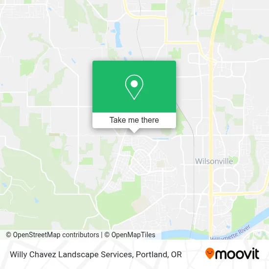 Willy Chavez Landscape Services map