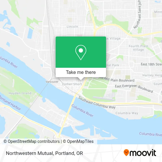 Northwestern Mutual map