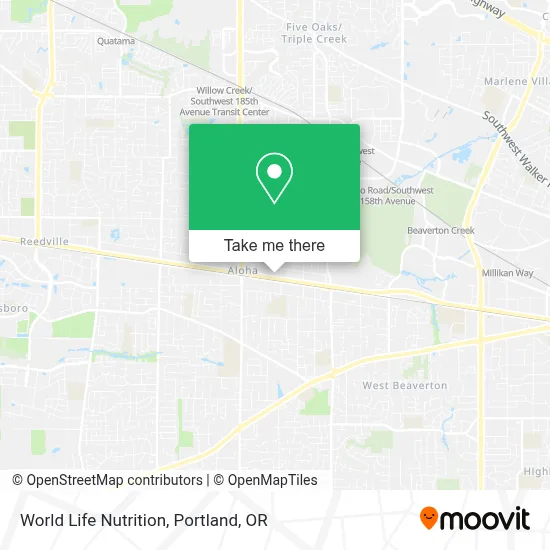World Life Nutrition map