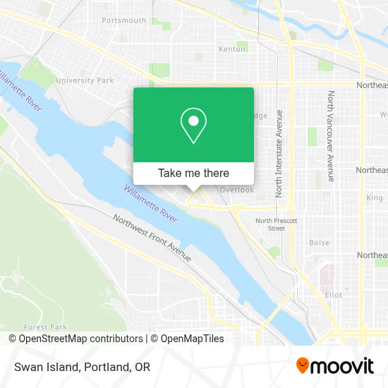 Swan Island map