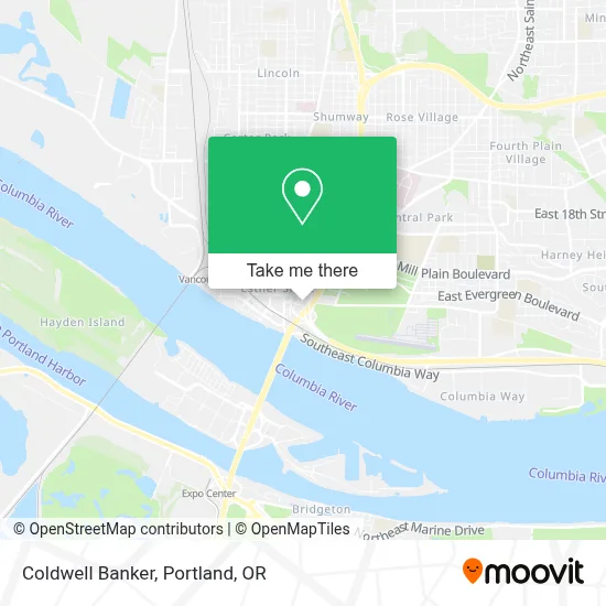 Coldwell Banker map