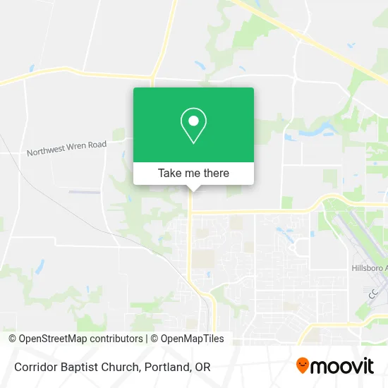 Corridor Baptist Church map