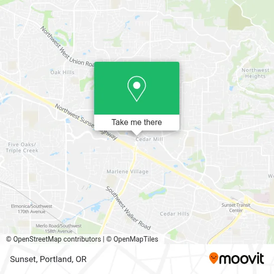 Sunset map