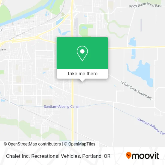 Chalet Inc. Recreational Vehicles map