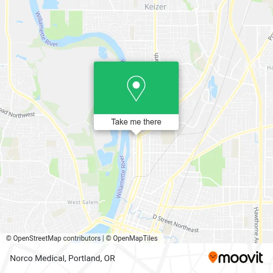Norco Medical map