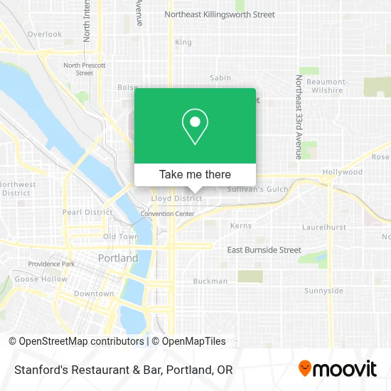 Stanford's Restaurant & Bar map