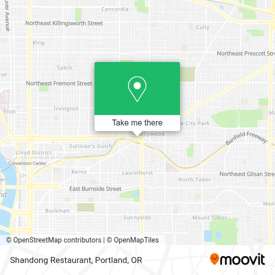 Shandong Restaurant map