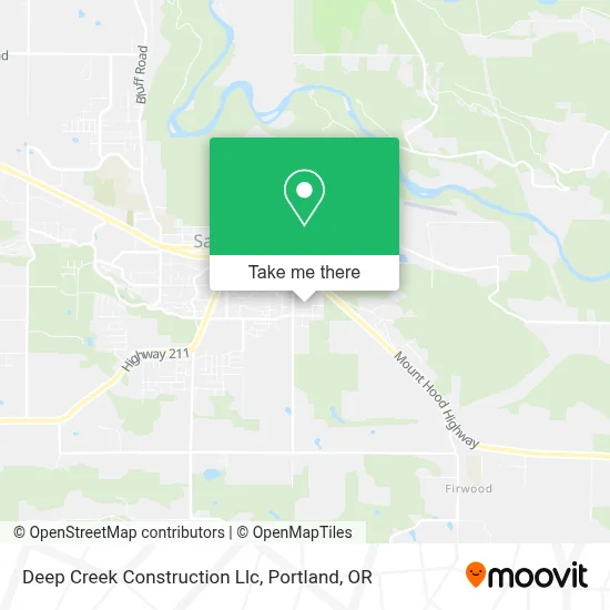 Deep Creek Construction Llc map