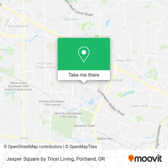 Jasper Square by Trion Living map