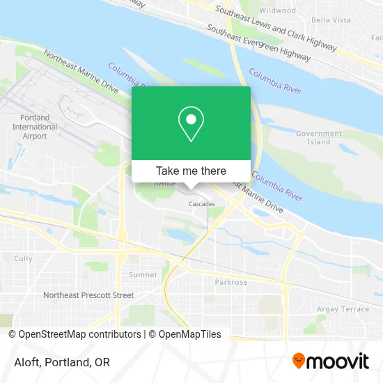 Aloft map
