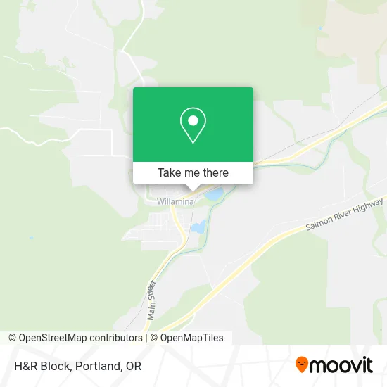 H&R Block map