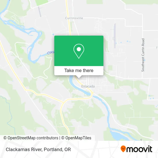 Clackamas River map