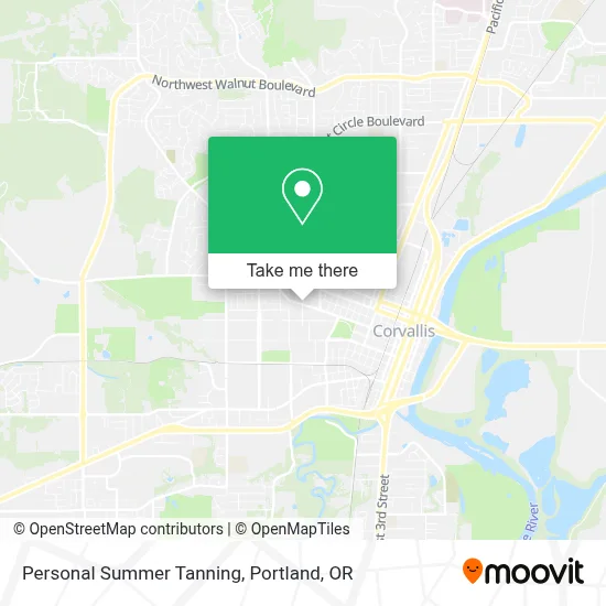 Personal Summer Tanning map