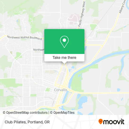 Club Pilates map