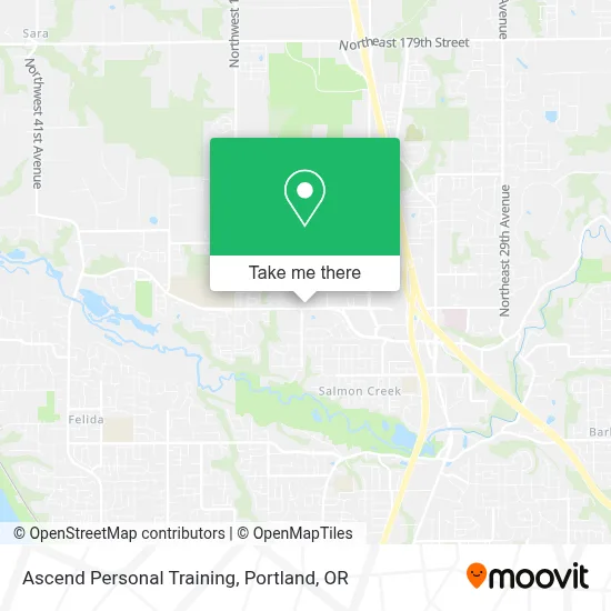 Ascend Personal Training map
