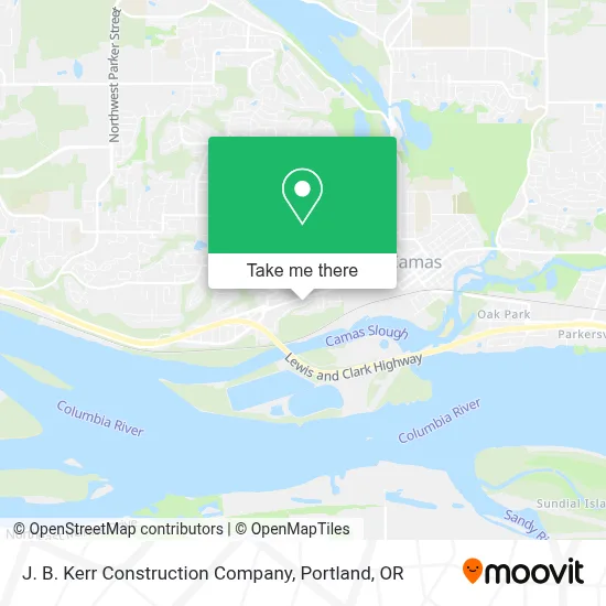 J. B. Kerr Construction Company map