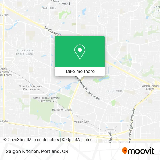 Saigon Kitchen map