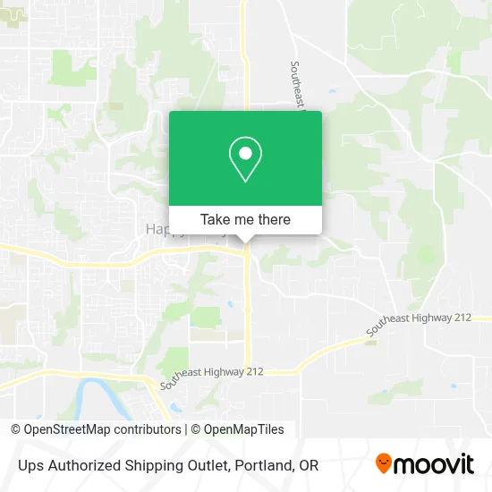 Ups Authorized Shipping Outlet map